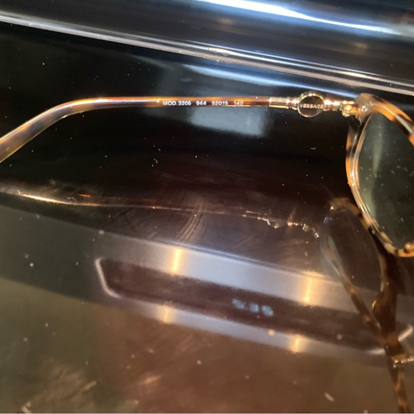 New Versace Tortoise Eyeglasses. Semi cat eye - Picture 10 of 12